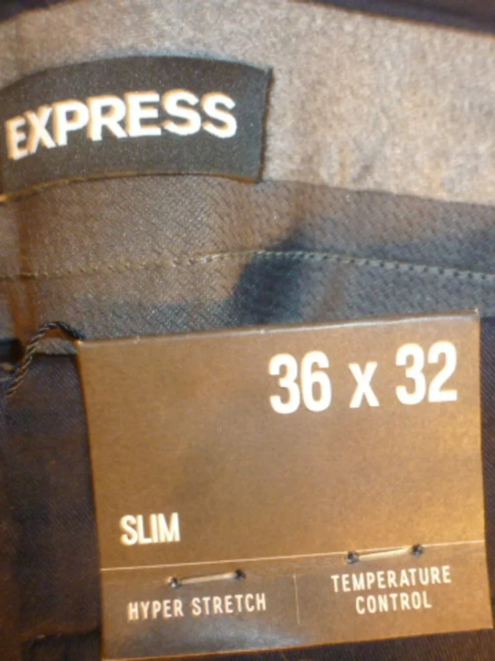 Express Men’s 36x32 Slim  Dress Pants Hyper Stretch/ Classic NWT